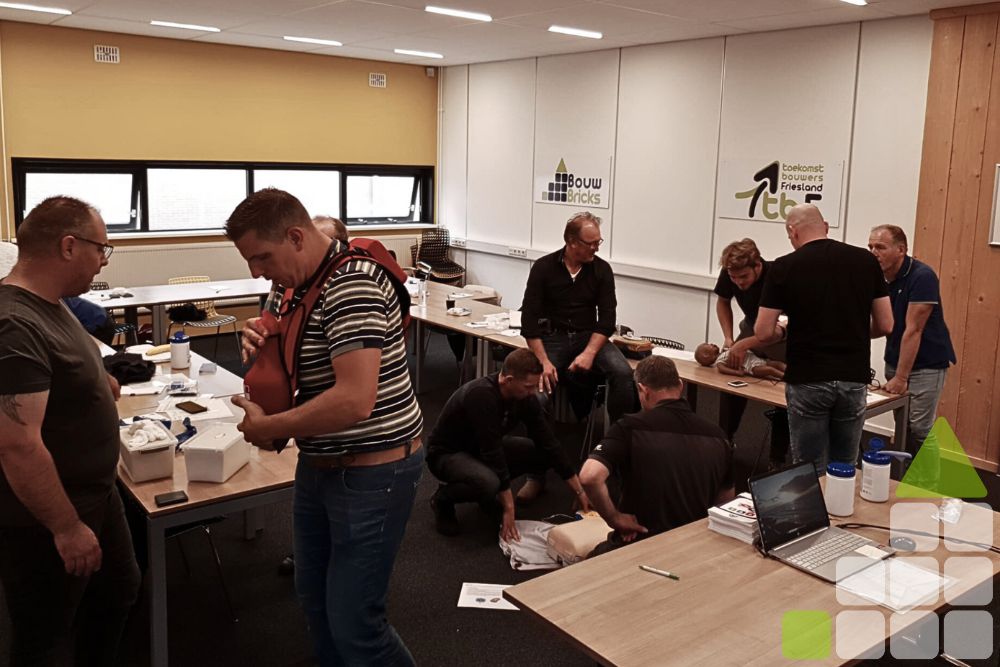 Herhaling BHV. Bouwcursus BouwBricks Leeuwarden. Veiligheid.